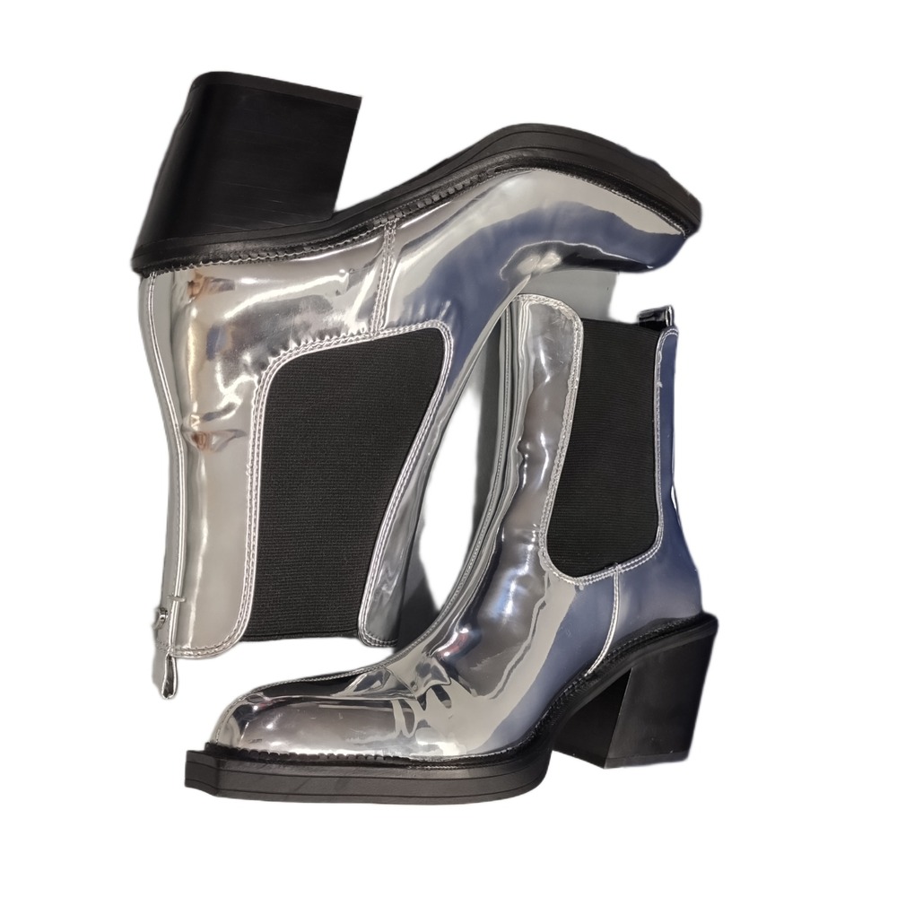 Circus NY by Sam Edelman Mindy Chelsea Boots Womens 7M Multi Metallic Slip On